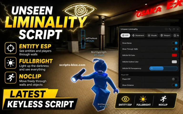 Unseen Liminality Script » Roblox