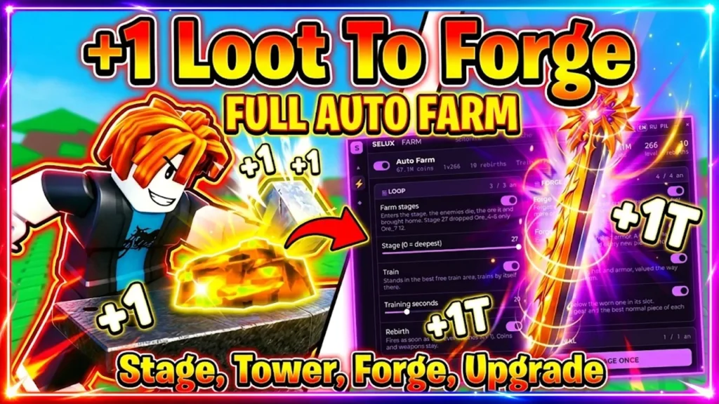 +1 Loot To Forge Script